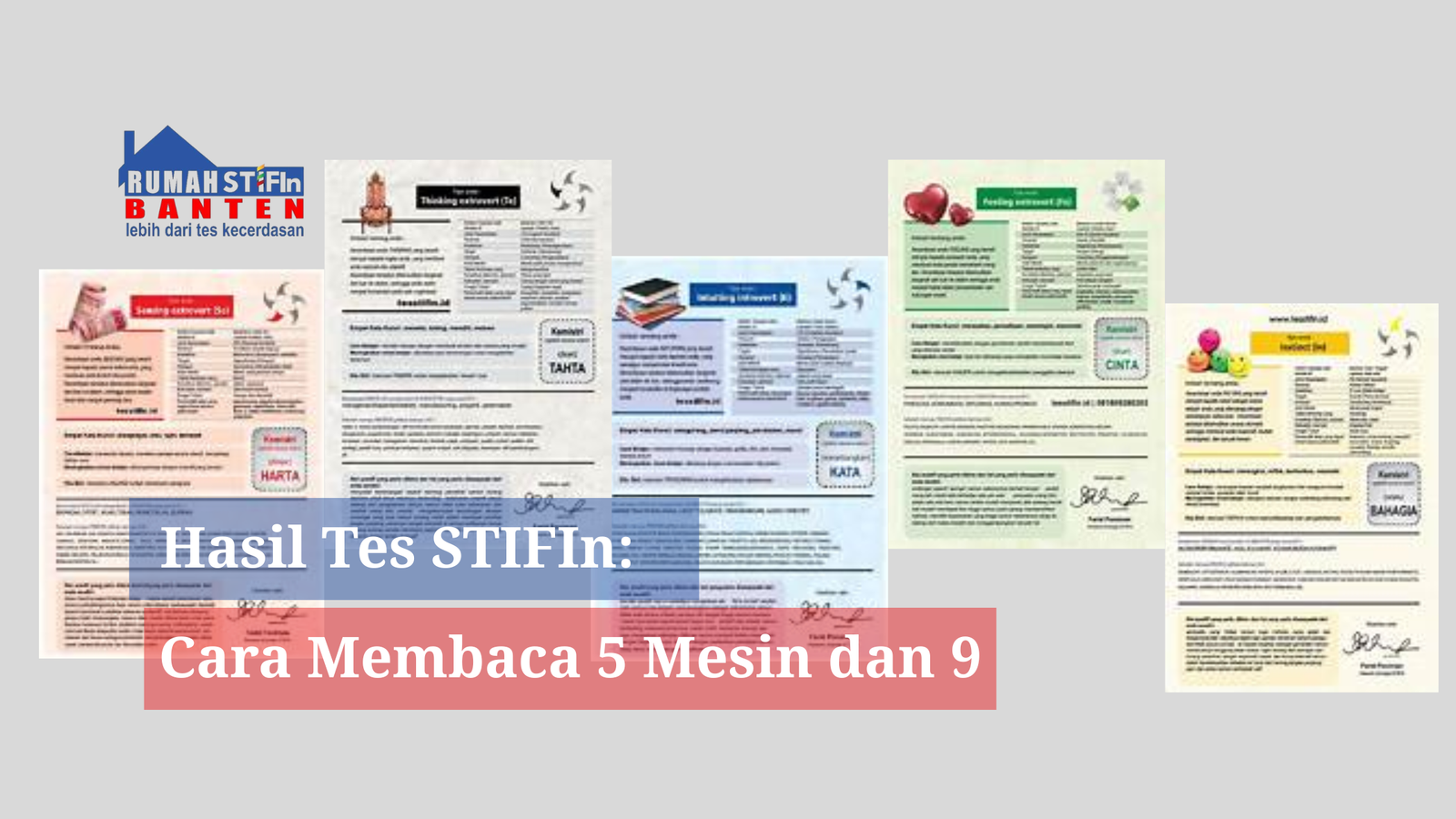Hasil Tes STIFIn: Cara Membaca 5 Mesin dan 9 Personaliti
