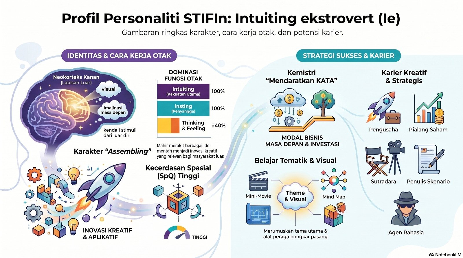 Mengenal Intuiting Ekstrovert dalam STIFIn