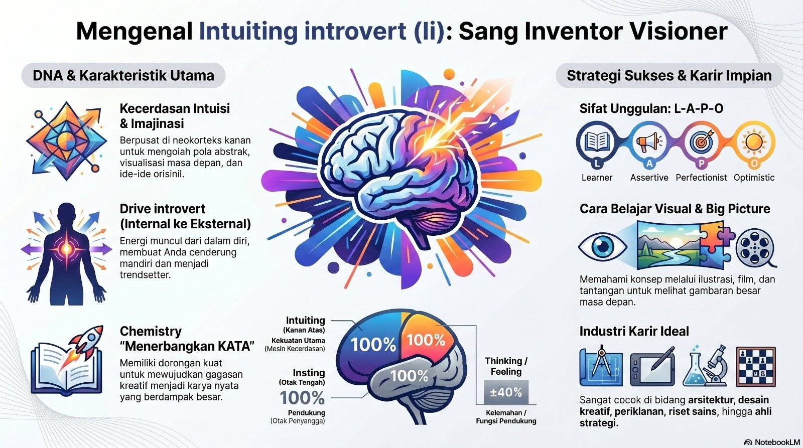 Mengenal Intuiting Introvert dalam STIFIn